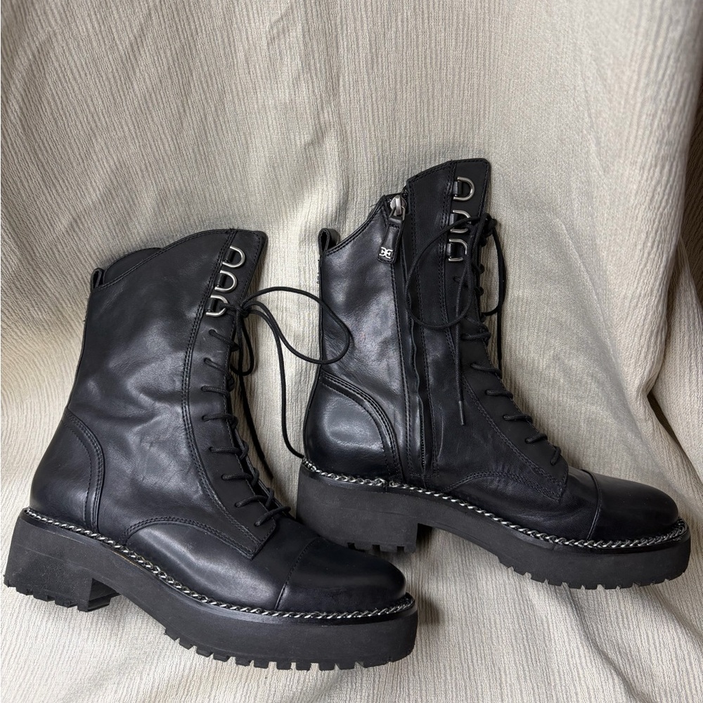 Sam Edelman Lenley Combat Boots size 6M 🩷 - Picture 2 of 8